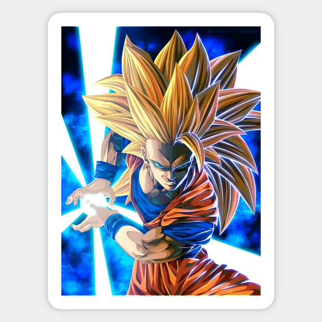 Son Goku Sayajin 3 Sticker by uchiha-itasuke